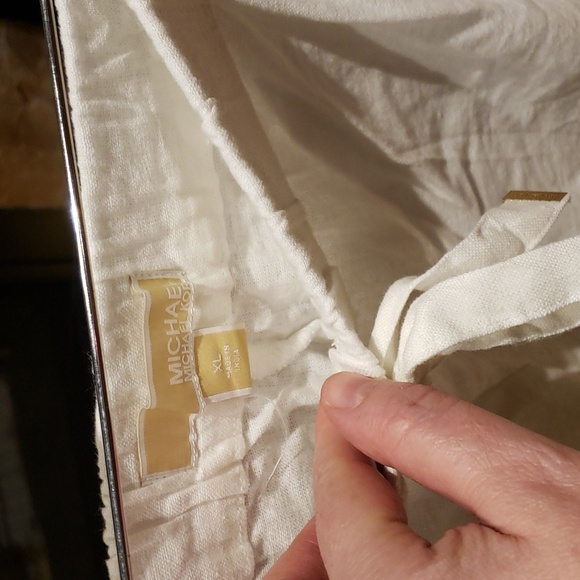 NWT Michael Kors white linnen shorts - Picture 5 of 9